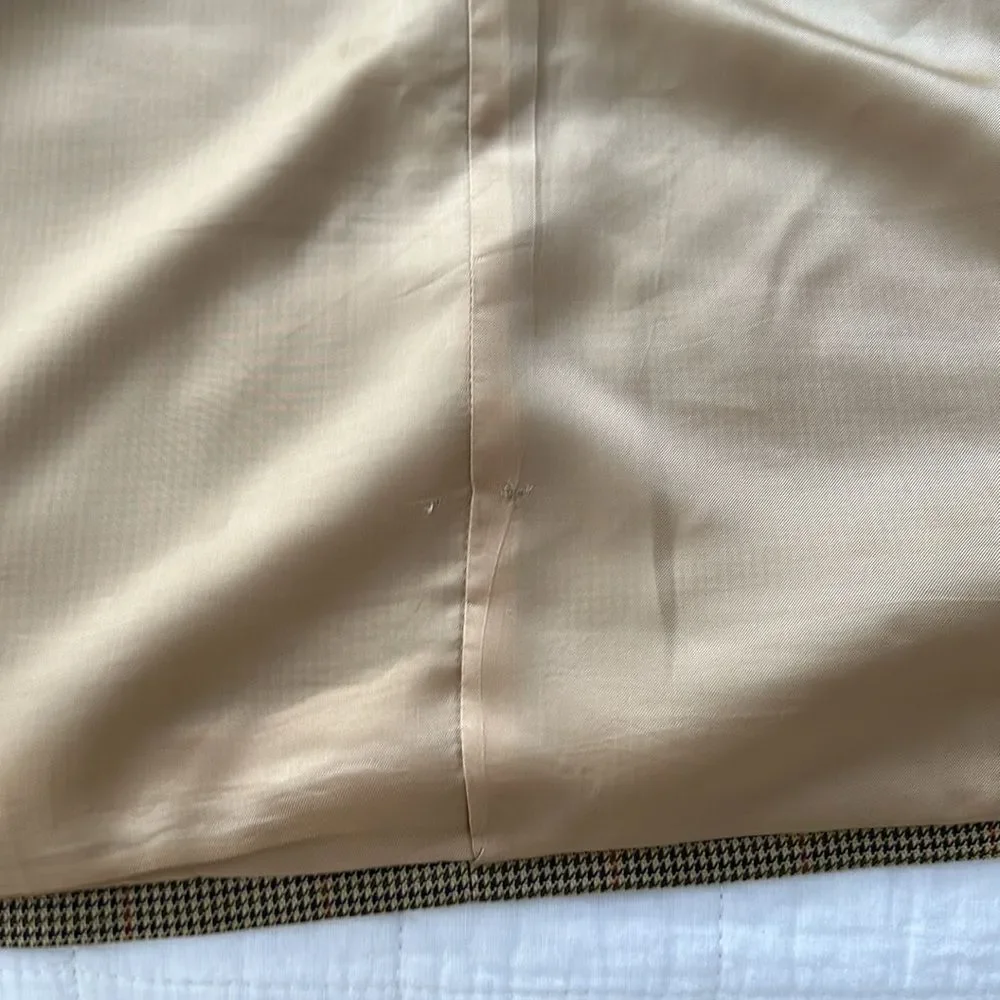 VTG Ermenegildo Zegna Su Misura Wool Sport Coat Blazer Made in Switzerland 42R